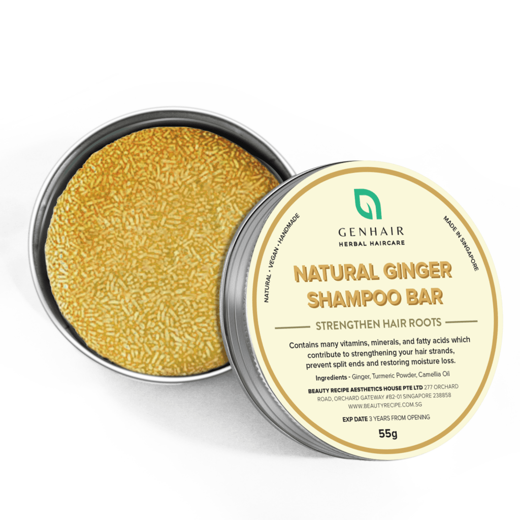 Natural Ginger Shampoo Bar for Strengthening Hair Roots | Genhair